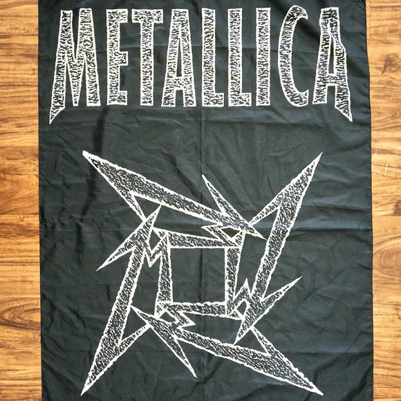 Vintage Metallica American Heavy Metal Band Cloth Poster Flag Banner, 42x29 in - Picture 1 of 7